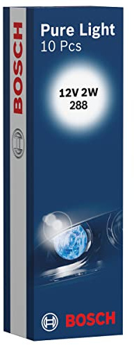 Bosch - (288 Pure Light Halogen Headlight Bulbs, 12 V 2 W