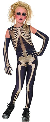 Rubie's Official Skelee Girl Costume, Girls Halloween Skeleton