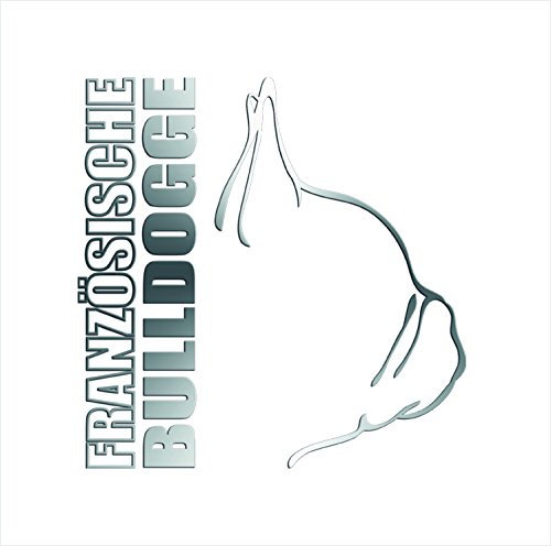 siviwonder Auto Aufkleber FRANZOESISCHE Bulldogge Profil Hundeaufkleber Silber metallic