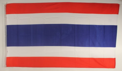 Buddel-Bini Flagge Fahne ca. 90x150 cm : Thailand Nationalflagge Nationalfahne