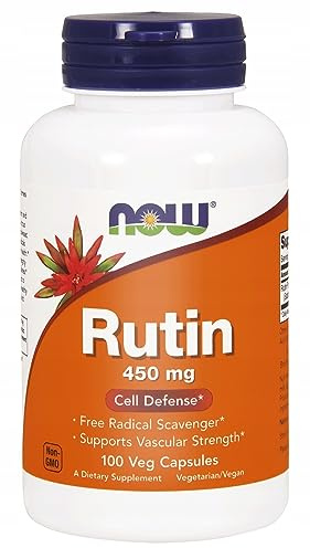 Now Foods Rutin 450mg Bioflavonoid Nahrungsergänzungsmittel 100 Kapseln