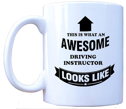 DottsMusic This is What an Awesome Driving Instructor Looks Like - Tea/Coffee Mug/Cup - Great Gift Idea