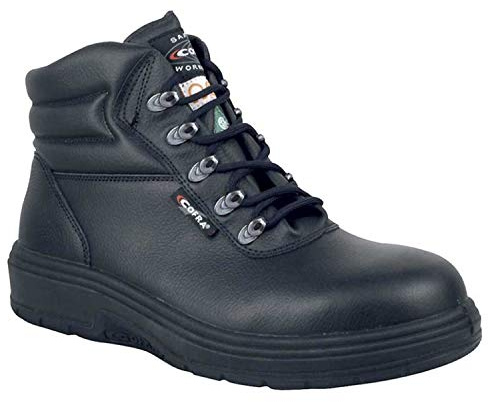 Cofra 82020-CU0.W10 New Asphalt EH PR Safety Boots, 10, Black