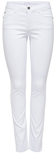 ONLY Damen onlULTIMATE Soft REG. Skinny NOOS Jeanshose, Weiß (White White), 36W / 30L