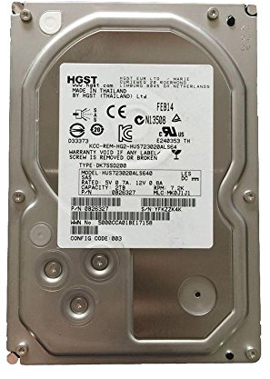 Generic 3,5 pulgadas disco duro hus723020als640 2 TB, 7200 RPM, caché de 64 MB SAS 6 Gb/s para Hitachi