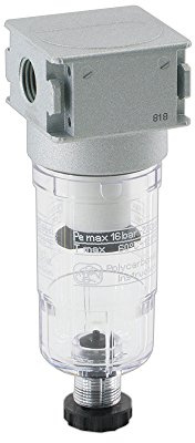 Filter Baureihe 0, 1000 l/min - G 1/8 - G 1/4 Druckluft Wasserabscheider Kondensat (G 1/8 (Standard))