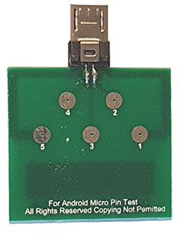 FFS Test de connexion de port de charge micro USB PCB