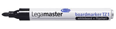 10 Legamaster Whiteboard- und Flipchart-Marker TZ 1 schwarz