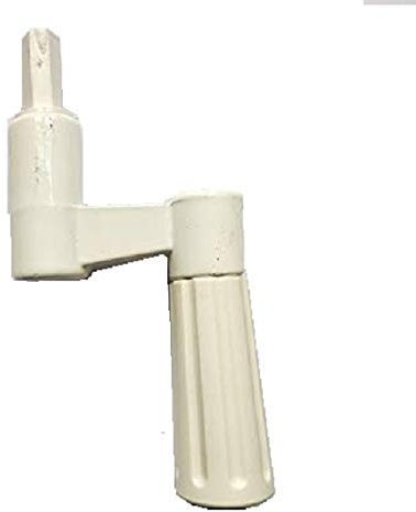 MANIVELA Torno Corta con Adaptador (Blanco)