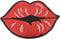 Papapatch Red Lip Mouth Lipstick Lips Sexy Sew on Iron on Embroidered Applique Patch (Iron-Lip-RED)