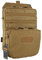 EXCELLENT ELITE SPANKER Taktisch MOLLE Trinkrucksack für 3L Trinkwasserblase Molle Westenzubehör Trinkrucksack Multicam（Braun