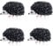 4 Stücke Nette Igel Brosche Pins Shiny Strass Insekt Corsagen Schal Clips Schmuck Zubehör für Party Prom