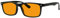 Eyekepper Nachtzeit Blau Licht Blockierung Lesebrille Männer Frauen mit Orange Getönt Filter Linse - Anti Digital Bildschirm Blendung UV Strahl Computer Lesehilfe - Schwarz +1.00