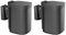 ynVISION.DESIGN Verstellbare Wandhalterung, kompatibel mit Sonos One, One SL und Play:1 Lautsprecher, 2 Stück, (schwarz)
