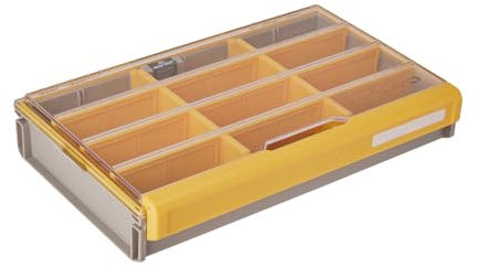 PLANO Unisex-Erwachsene Edge Flex 3700M Tackle Storage Angelbox, Gelb/Grau