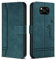 Bravoday Hülle für Xiaomi Poco X3 / Xiaomi Poco X3 Pro/Xiaomi Poco X3 NFC, PU Ledertasche Handyhülle Flip Schutzhülle mit Kartenfäch & Kickstand, Grün