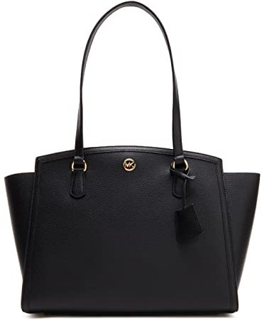 Michael Kors Damen Lg Tz Tote Bag, Schwarz, Einheitsgröße EU