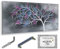 Monica Mirafiori I 100% HANDGEMALT I Gemälde Tree Of Life 140x70cm | Gemälde Handgemalt | Acrylgemälde | Sehr Großes Acrylbild I Moderne Kunst I Kunstbilder