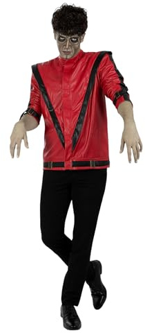 Funidelia Offizielle Michael Jackson Thriller Jacke für Herren. Kostümzubehör für Erwachsene für Partys, Karneval und Halloween