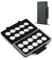Coin Battery Storage Case Organizer for 20 Button Batteries, Water-Resistant Anti-Shock, Coin Cell Battery Holder Box for CR2032 CR2025 CR2045 CR2016 (Not Includes Batteries)
