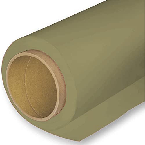 BOLLUMA Seamless Background Paper Backdrop 1.35x10m / 4.4x32.8ft, Leaf Green, 10, Photo Studio Backgrounds Paper Roll for Portrait, Product, Pet, Family Photography Shooting, Video Filming