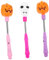 ibasenice 3 Stück Halloween Leuchtstab Knicklicht Kürbisgeist Spielzeug Kreatives Design Sicher Für Kinder Für Veranstaltungen Zufälliger Stil