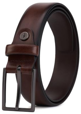 FENIX LOS ANGELES Gürtel Herren in verschiedenen Farben nickelfreie Schnalle 30 mm breit, nachhaltiger & verstellbarer Herrengürtel, perfekt für Anzug & Jeans