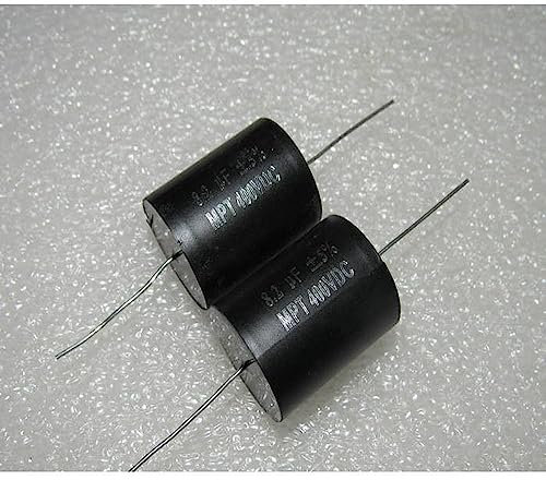 MPT 400V 8,2uf 825j 400VDC axialer Silberwort-Kupferstift Frequenzteilungs-Folienkondensator 1 Stck