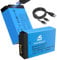 Homesuit LP-E17 Battery 1500mAh and 2 in 1 USB-C Charging Cable for Canon EOS R10/R50/RP/R8, Rebel SL3/SL2/T8i/T7i/T6i/T6s, EOS M3/M5/M6/M6 Mark II/200D/250D/77D/750D/760D/800D/8000D Digital Camera