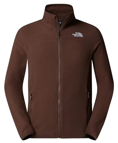 The North Face 100 Glacier Full Zip Giacca di pile da uomo Smokey Brown S
