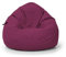Nadimaideal Sitzsack Tropfenform Kastanie | Bodenkissen für Kinder & Erwachsene | Indoor & Outdoor | Gaming Sitzsack - Sitzkissen - Beanbag | Füllung EPS Perlen (Weinrot, XL-Durchmesser 77 cm)