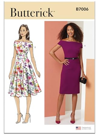BUTTERICK Sewing Pattern B7006K5 Misses' Dresses K5 (8-10-12-14-16)