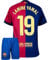 Boriverae Lamine Yamal Barcelona #19 Children's Football Jersey, Home 2024, Blue, 12/13 Years, Unisex, Short Sleeve, Sports Jersey