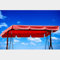 VWACBOAW Hollywoodschaukel Dachbezug, Ersatzdach Hollywoodschaukel 210 * 145cm, Wasserdicht, Winddicht, Reißfest, Polyestertuch, Anti-UV, Staubdicht. (250 * 190cm,Rot)