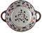 Tixqeaif Scodella Due Manici per Zuppa da Tavola in Ceramica, Scodella per Ramen A Casa, Scodella Irregolare per Casa, F