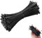 Cable Ties,Thick Heavy Duty Large Strong Nylon Plastic Self Locking Extra Long Zip Tie Wraps (100pcs 4 * 100mm Black)