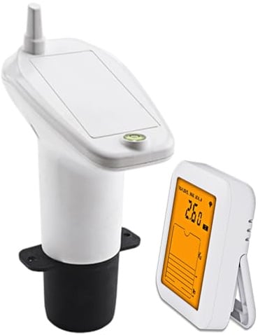 Wasserstandsanzeige für Regentonne, Ultraschall-Wasserstandsanzeige | Multifunktionaler Detektor mit digitaler Anzeige zur Messung von Tankkapazität und Behälter