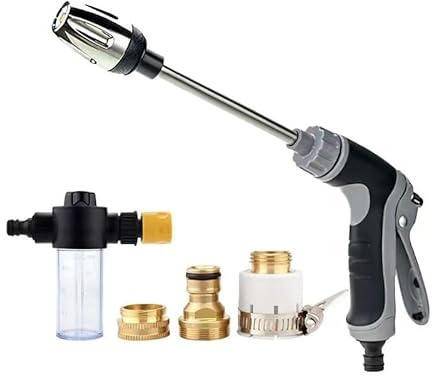 Jetterix Pressure Washer Nozzle, jetterix idropulitori, Power Jet Ugello per Tubo Pistola, Per Auto, Terrazzi e Giardino (1 set)
