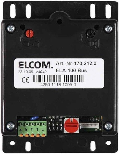 ELCOM ELA-100 Bus Türelektronik
