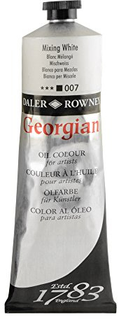 Daler-Rowney Georgian Oil Paint, Aluminium Tube, 7.61oz - 225 ml, Mixing White