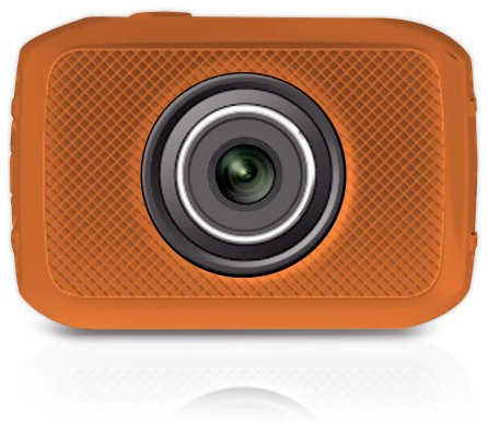 Pyle Mini HD Sports Action Camera - Camcorder w/ 5.0 MP Camera, 2 Touch Screen, USB SD Card, Rechargeable Battery - Waterproof Case, Bike Handle bar, Helmet Mount, Car Charger PSCHD30OR (Orange)