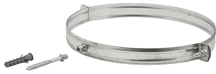 UTILFER Collare Fascetta Murale Acciaio Inox - Canne Fumarie - 140