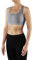 FALKE Damen Sport-BH Madison Low Support W Sb Funktionsmaterial für niedrigen Aktivitätslevel 1 Stück, Grau Grey-Heather 3757, M