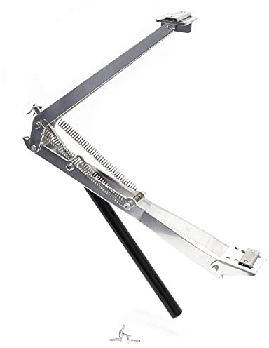 Wiltec Automatischer Fensteröffner Treibhaus, max. Öffnung 45 cm, max. Last 7 kg, Öffner für Frühbeet Gewächshaus stromfrei temperaturgesteuert