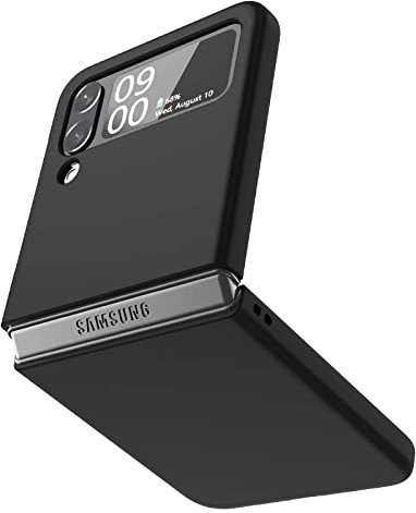 for Samsung Galaxy Z Flip 4 Case: Shockproof Protective Phone Case for Galaxy Z Flip 4 5G (Black)
