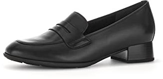 Gabor Damen Slipper, Frauen Slip On,Businessschuhe,Slip-ons,Mokassins,Halbschuhe,Schlupfschuhe,schluepfschuhe,Slides,schwarz,39 EU / 6 UK