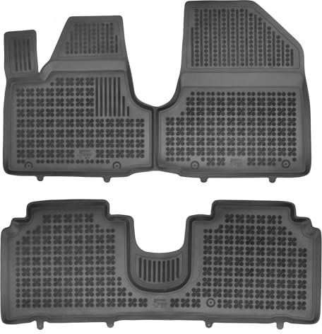 REZAW - PLAST Antirutschmatten Auto fußmatten passt für Hyundai Ioniq 5 ab 2021 Kompletter Schutz für Ihr Auto bei Allen Wetterbedingungen mit perfekt passenden Anti rutsch gummimatten