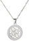 kkjoy Blume des Lebens Halskette Edelstahl Ewigkeit Blume Anhänger Halskette Inspirational Amulett Schmuck Spirituelle Geschenke für Frauen Charming Damen