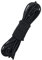 Corda Elastica Resistente 4 mm X 12 m, Nero Corde Elastiche Cordino Elastico Cavo Elastico per Bagagli, Campeggio, Kayak, Lacci per Scarpe, Artigianato, Progetti Fai Da Te (Nero, 4MM X 12M)