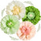 EASY JOY 20 Tissue Paper Flower Decorations Sage Green Giant Flowers Decoration for Wall Spring Flower Party Decor for Garden Wedding Hanging Paper Flowers Large Flower Wall Decors